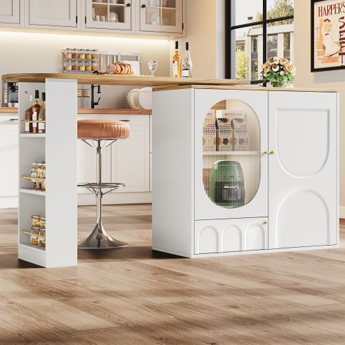 Luxury Rotating Bar Table with Storage