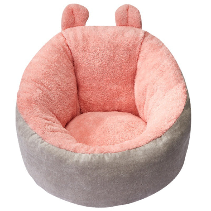 Luxury Cosy Pet Bed - Soft Plush Puppy Sleeping Nest