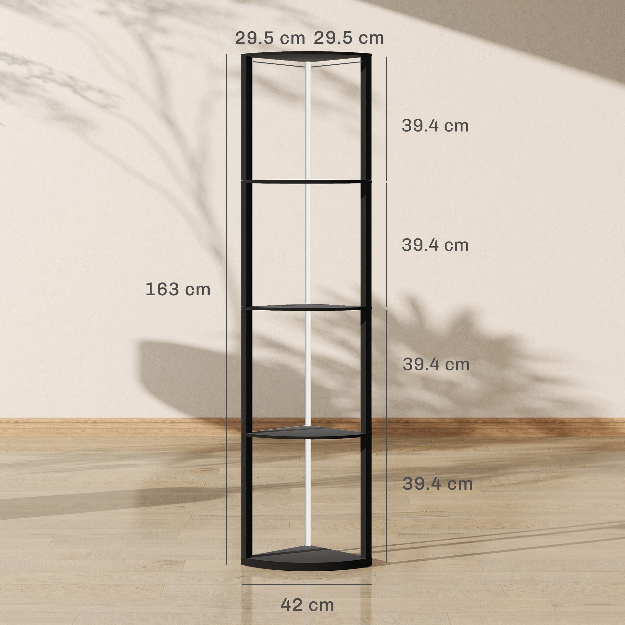 RGB LED Floor Lamp with Shelves