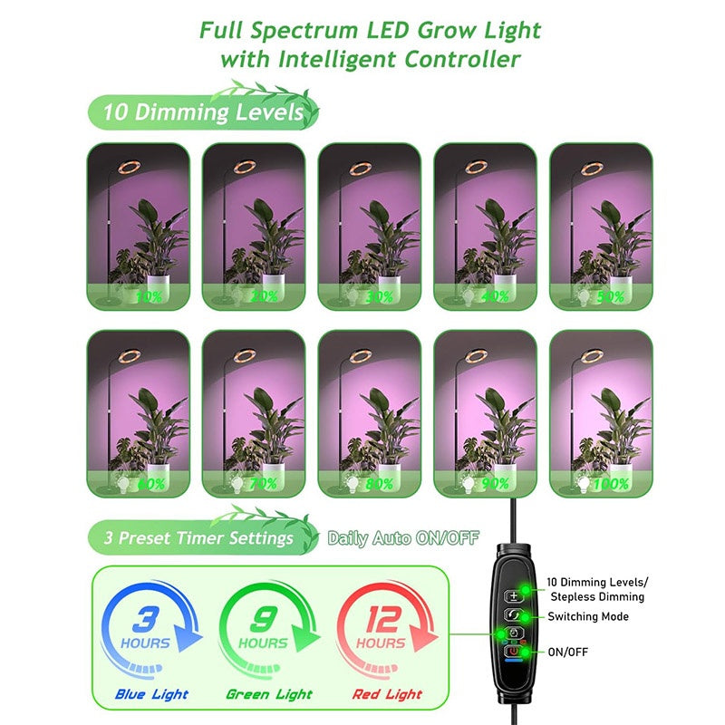 Smart LED Grow Light for Indoor Plants