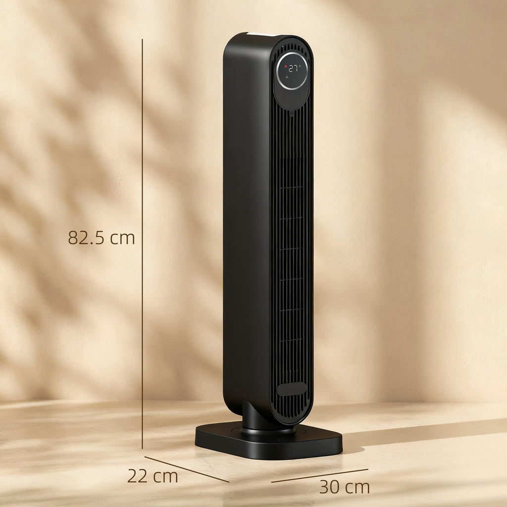 Ceramic PTC Tower Heater 2000W with Remote & 15H Timer