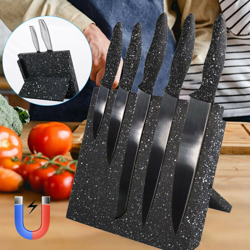 Premium Magnetic Knife Storage Block