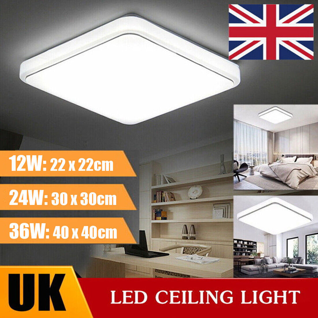 Modern Square LED Ceiling Lamp 36W