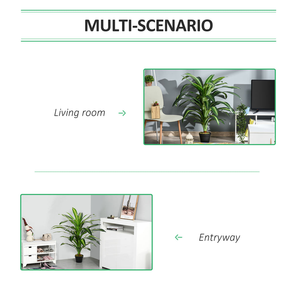 Luxury Artificial Dracaena Plant - 110cm