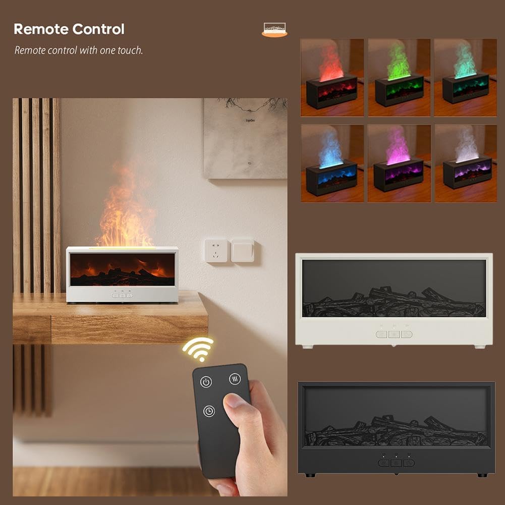 Luxury Volcano Flame Aroma Diffuser & Humidifier
