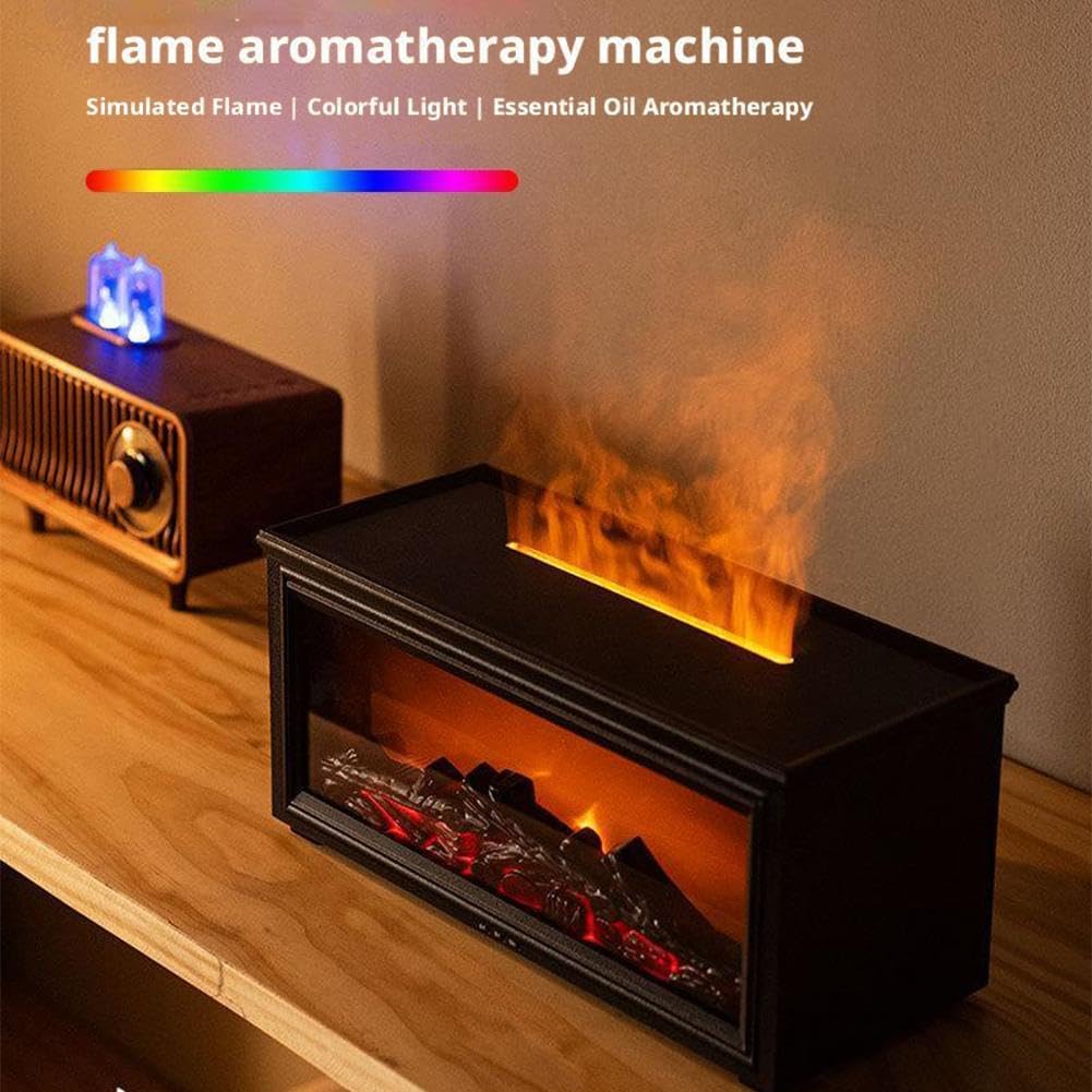 Luxury Volcano Flame Aroma Diffuser & Humidifier