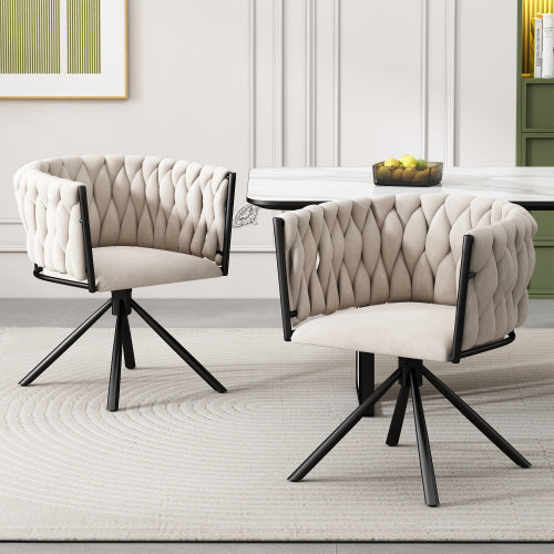 Luxury Velvet Dining Chair Set