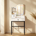 Lumie RGB LED Dressing Table | 7 Colour Modes | App Control | Compact | White
